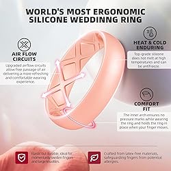 Egnaro Women’s Silicone Engagement Rings, Inner