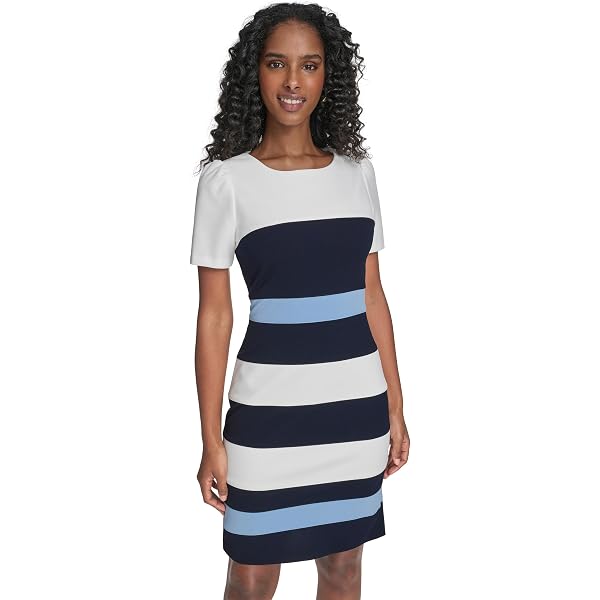 tommy hilfiger colorblocked asymmetrical dress Tommy Hilfiger Women's Colorblocked Asymmetrical Dress Black Size 12