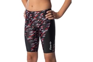 FLOW SWIM GEAR Flow Splice Jammer Swimsuits - Swim Jammers for Swimming in Boys Size 21 to 32