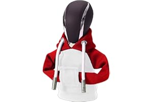 QTZFKFLHD Gear Shift Hoodie, Funny Gear Shift Knob, Universal Car Shift Knob Hoodie, Mini Hoodie for Car Shifter, Automotive Interior Novelty Accessories Decorations, Car Accessories and Decorations