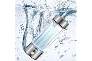 SAPPHIRE HOME SAPPHIRE Hydrogen Water Bottle, 2025 Advanced 5th Generation SPE & PEM Technology, Portable & Rechargeable Hydrogen Water Bottle Generator, Chlorine & Ozone-Free, Stainless Steel 14oz