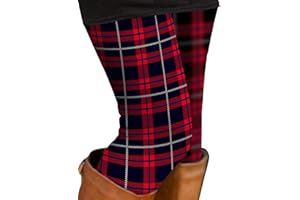 Uaderize Womens Ultra Soft Brushed Christmas Day Leggings Pants Ankle Length Black Deals Friday 2023 S-5XL