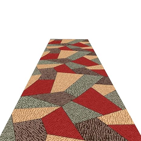 Amazon Com Zxl Modern Area Rug Foyer Geometric Pattern Runner