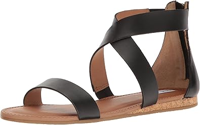 steve madden halley cognac leather sandals