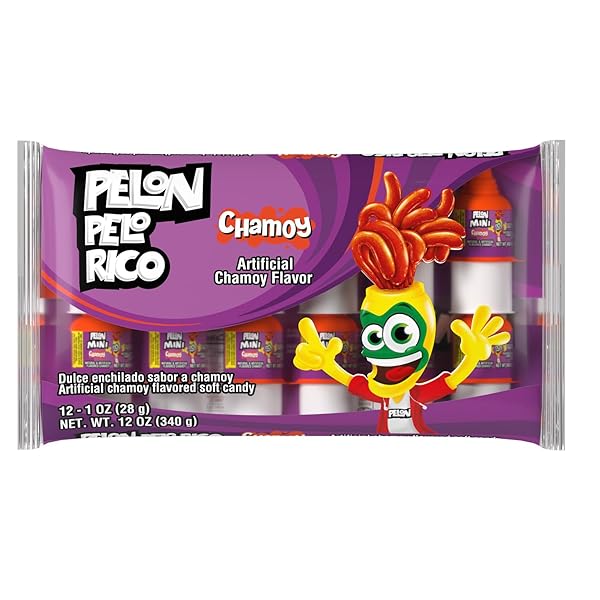 PELON PELO RICO CHAMOY CANDY, 1 OZ, 12 COUNT (PACK OF 1)