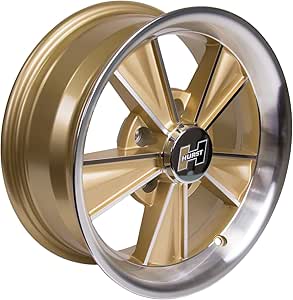 Amazon.com: Hurst Dazzler Gold Accent/Clear Coat Wheel with Mirror ...
