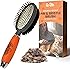 GoPets Double-Sided Pin & Bristle Brush – Grooming Tool for Dogs & Cats for Detangling, Shedding Control, Slicker Brush for L