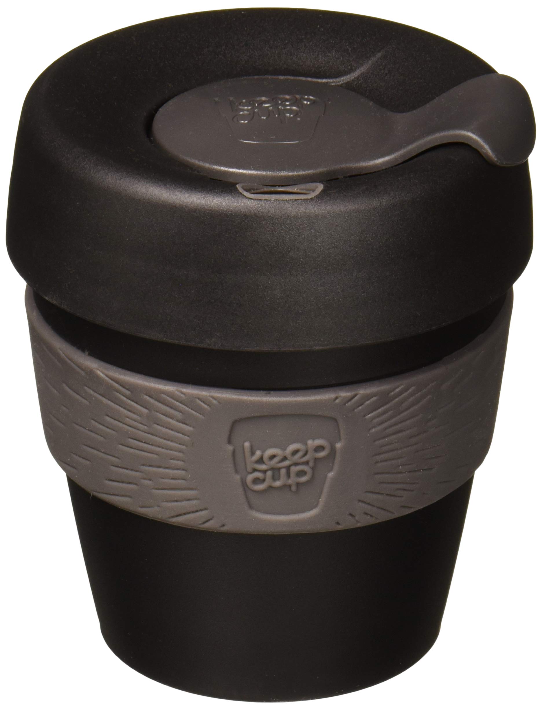 KeepCup 12oz Reusable Coffee Cup. Toughened Glass Cup & NonSlip