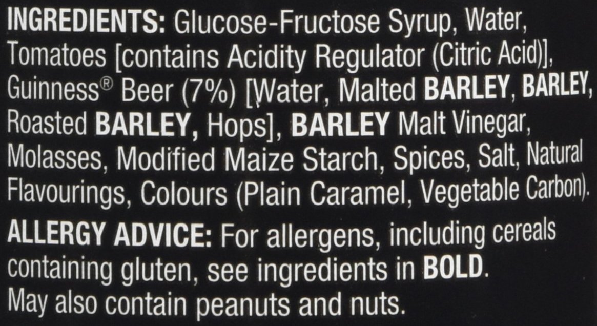 Guinness Beer Ingredients Guinness Beer Ingredients