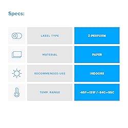 Zebra 3 x 1 in Direct Thermal Paper Labels