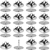 Coufce 50 Pairs Silver Pin Backs Replacement, Butterfly Clutch Pins (10mm) | Butterfly Tie Tacks, Blank Pin Keepers, Craft Making, Jewelry Making