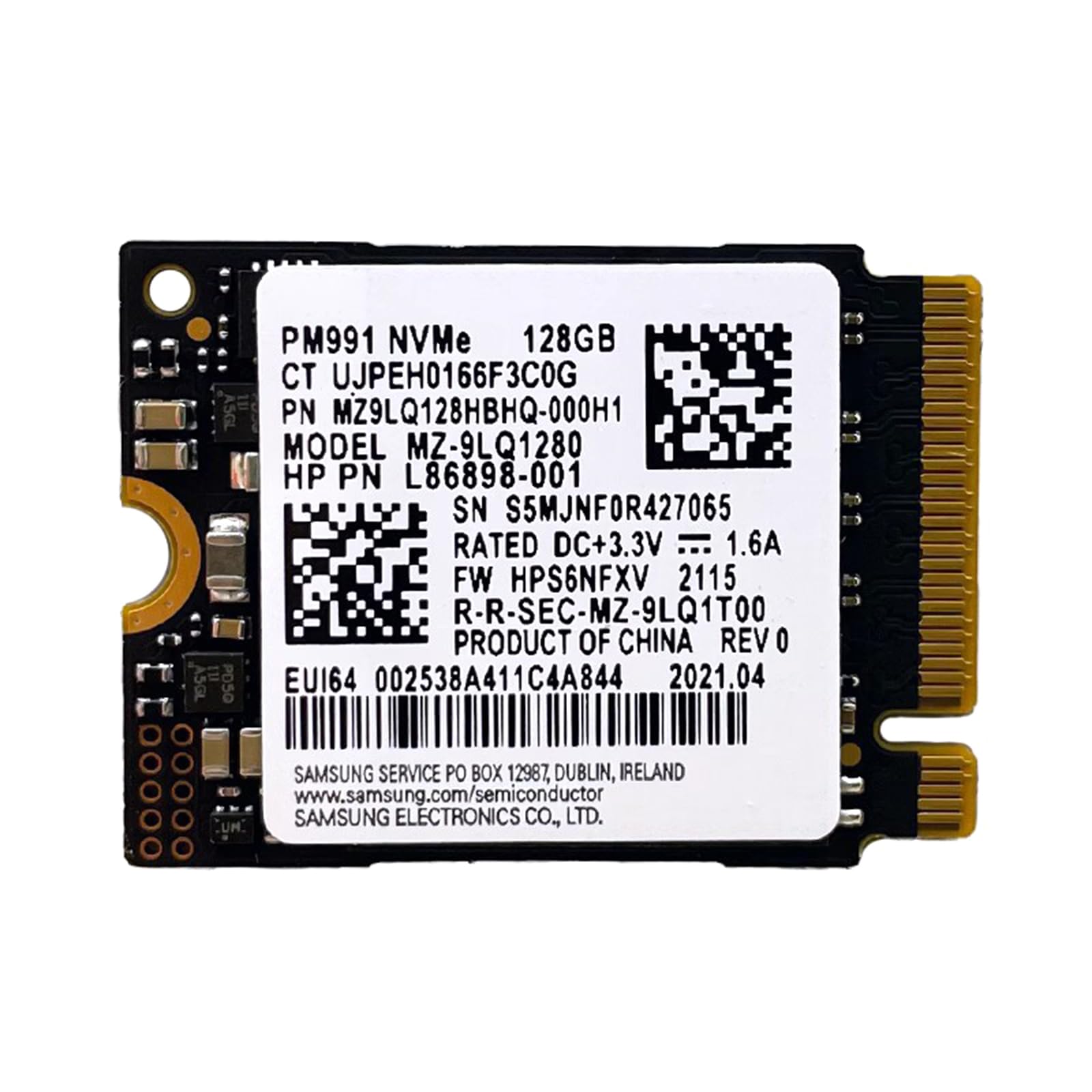 BEIDUOYANG PM991 128G 2230 Nvme Expansion Card for
