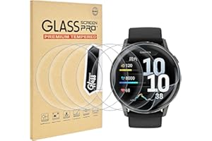 EasEasy 6 PCS Compatible for Garmin Venu 4 45mm Smartwatch Screen Protector Clear，HD Anti-scratch Soft TPU [Not Glass] with U