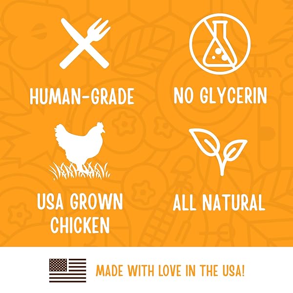 FULL MOON ALL NATURAL HUMAN GRADE DOG TREATS, ESSENTIAL CHICKEN SAVORY BITES, 16 OUNCE