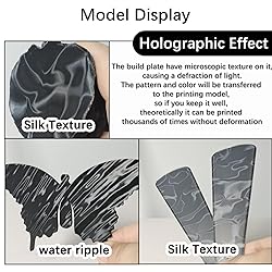 JUUPINE Water Ripples+Silk Textured Build Plate for
