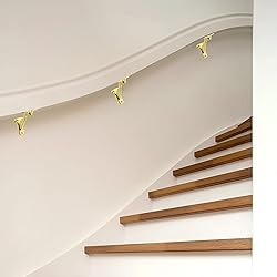 ZAUYX 5 Pack 3 Inch Hand Rail Bracket Polished