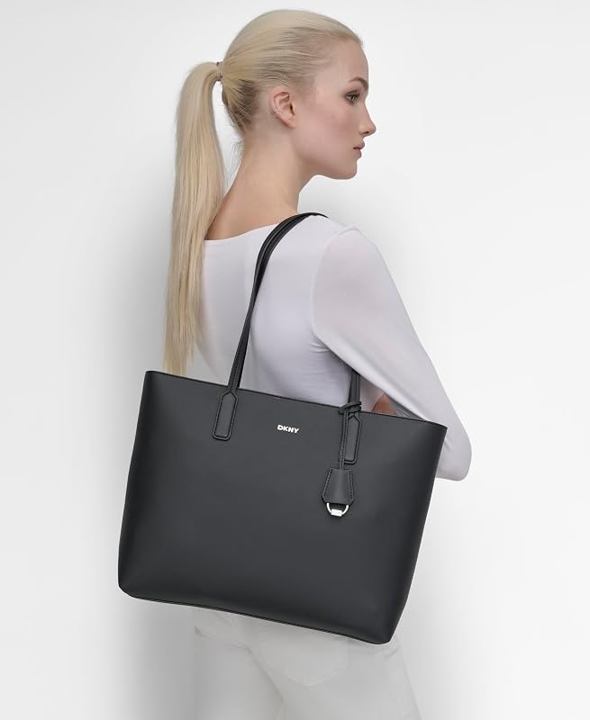Saige Shopper Damen Schwarz Groß mit Reißverschluss