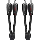 AudioQuest Sydney RCA Audio Interconnect Cable (1m, Stereo Pair)