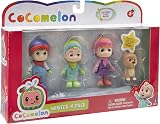 CoComelon Deluxe 4 Figure Pack Winter Theme JJ YoYo TomTom Bingo Dog view 7