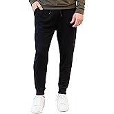 Cozy Earth Men’s Ultra Soft Jogger Pants Zippered Back Pocket - Viscose from Bamboo Blend