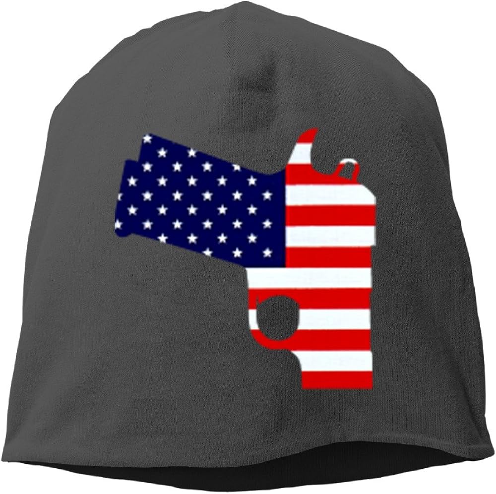 Presto American Gun Unisex Hat World Mens Winter Hats Fleece Hat Sport
