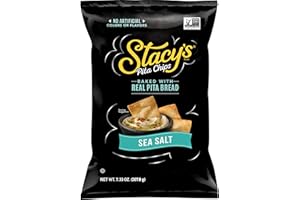 STACY'S Stacy’s Pita Chips, Sea Salt, No Artificial Colors or Flavors, 7.33 Oz