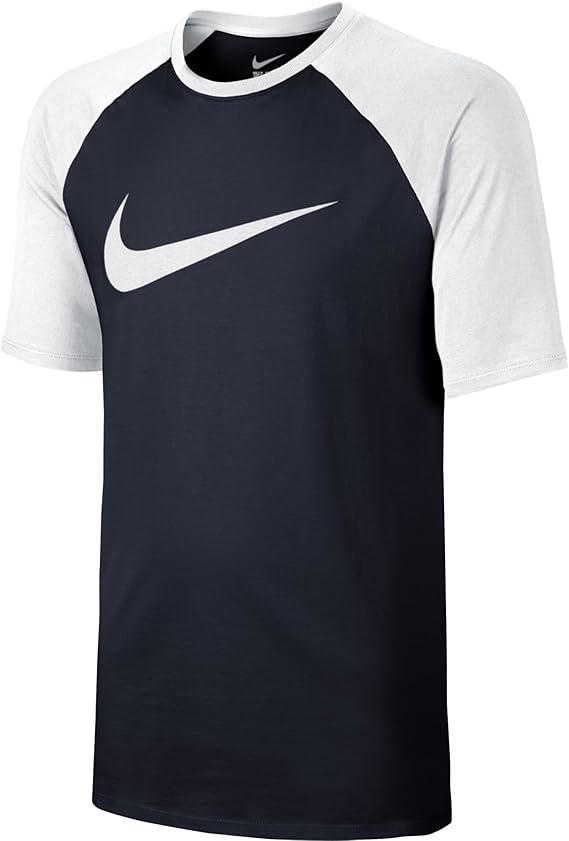 Nike Men's Sportswear Raglan Obsidian/White/White Large: Amazon.ca: Sports & Outdoors