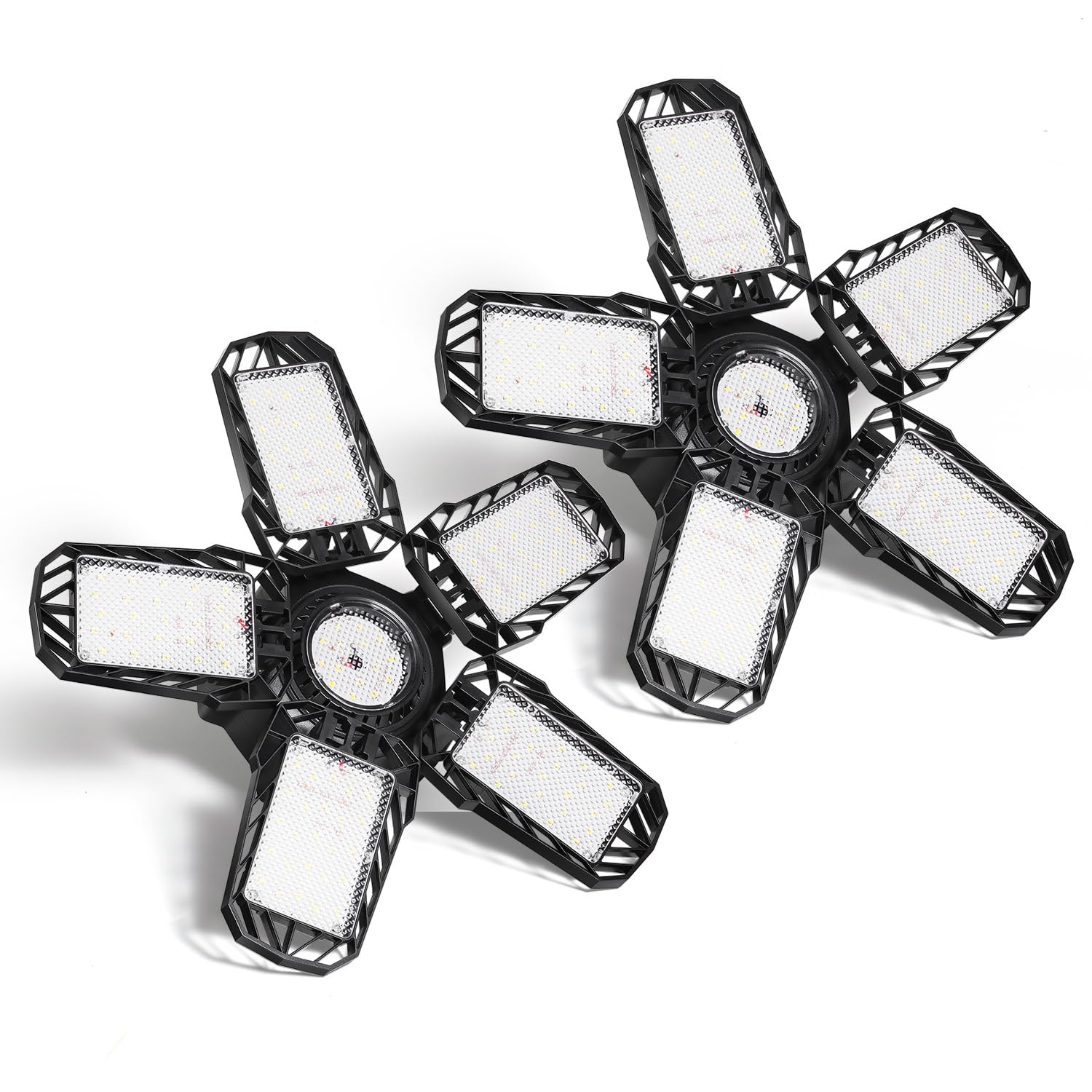 Photo 1 of [Upgraded] DooVii 2-Pack LED Garage Light,400 Watt Equivalent 6500K,Cool Daylight White LED Area Light,E26/E27 Medium Base,for Outdoor Factory Warehouse Barn Backyard and More,Super Bright