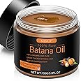 Raw Batana Oil for Hair Growth, 100% Natural Pure Dr. Sebi Batana Oil from Honduras, Unrefined Organic Batana Oil Hair Growth Oil for Prevent Hair Loss, Enhances Hair Thickness for Men & Women 5.3 oz