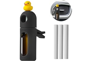 BONE Car Diffuser Clip 2, Essential Oil Diffuser with Vent Clip, Washable Silicone Air Freshener for Car Fragrance, Cute Character Aromatherapy Accessory for Auto Perfume & Decoration (Patti Duck)