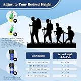 TheFitLife Hiking Poles 2 Pack Telescopic Antishock Quick Lock Ultralight view 5