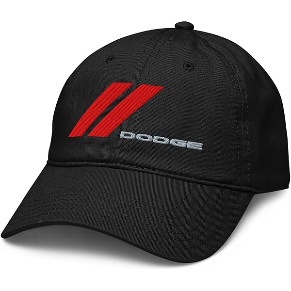 Dodge Challenger Stretch Fit Patch Hat - Embroidered Fitted Cap