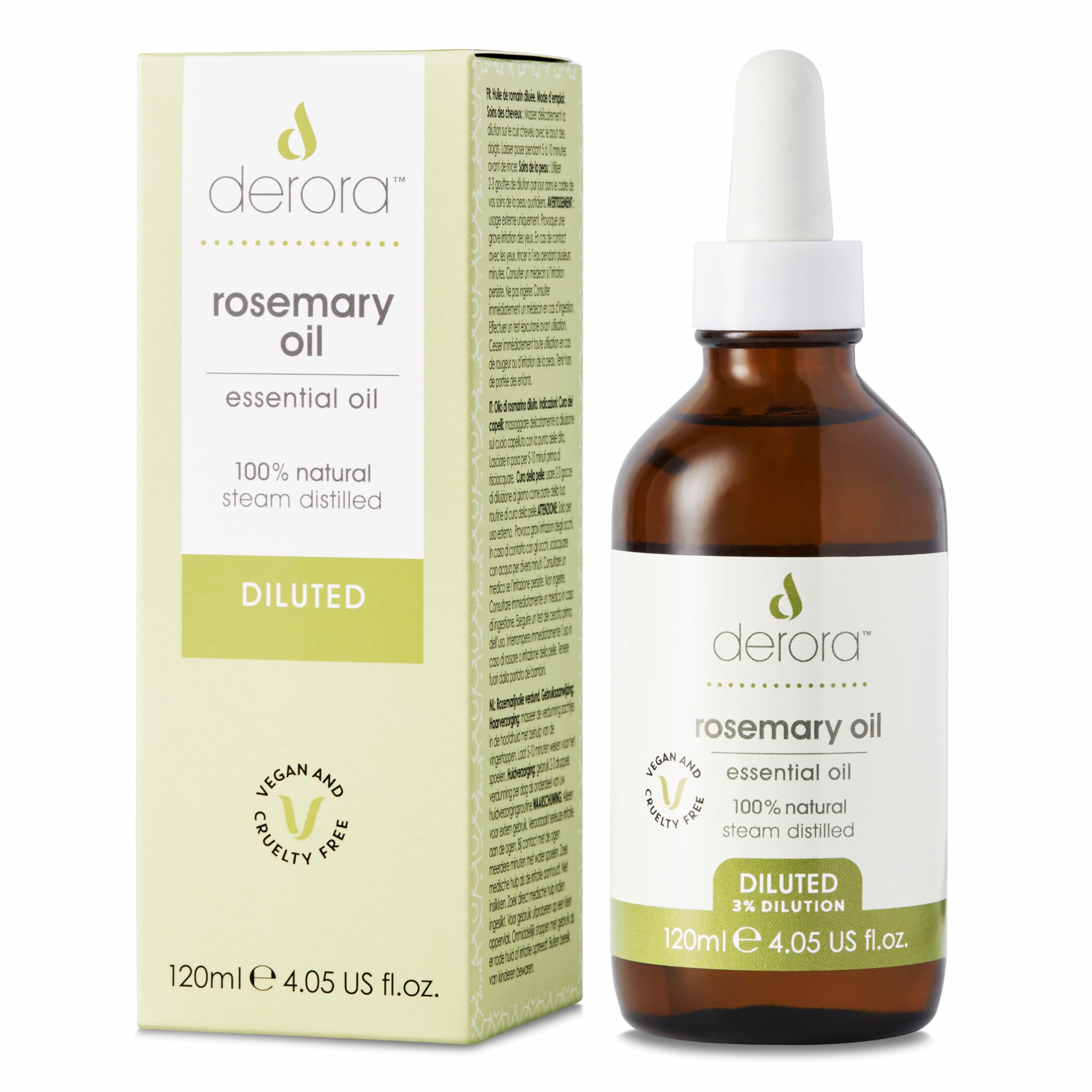 Derora - Rosemary Oil (diluted) - 120 ml