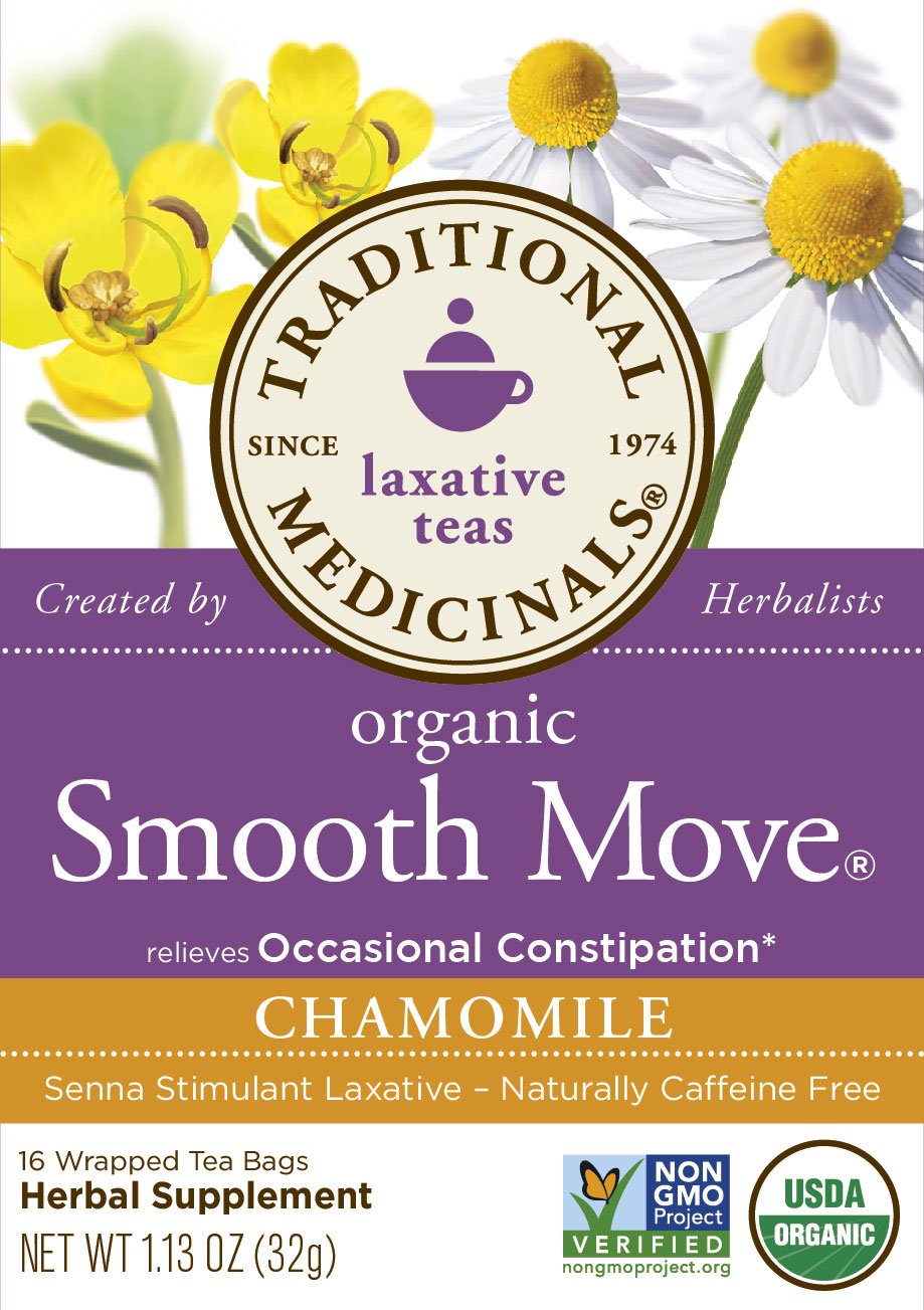 Traditional Medicinals Organic Smooth Move Chamomile 16 Ct: Health & Personal Care