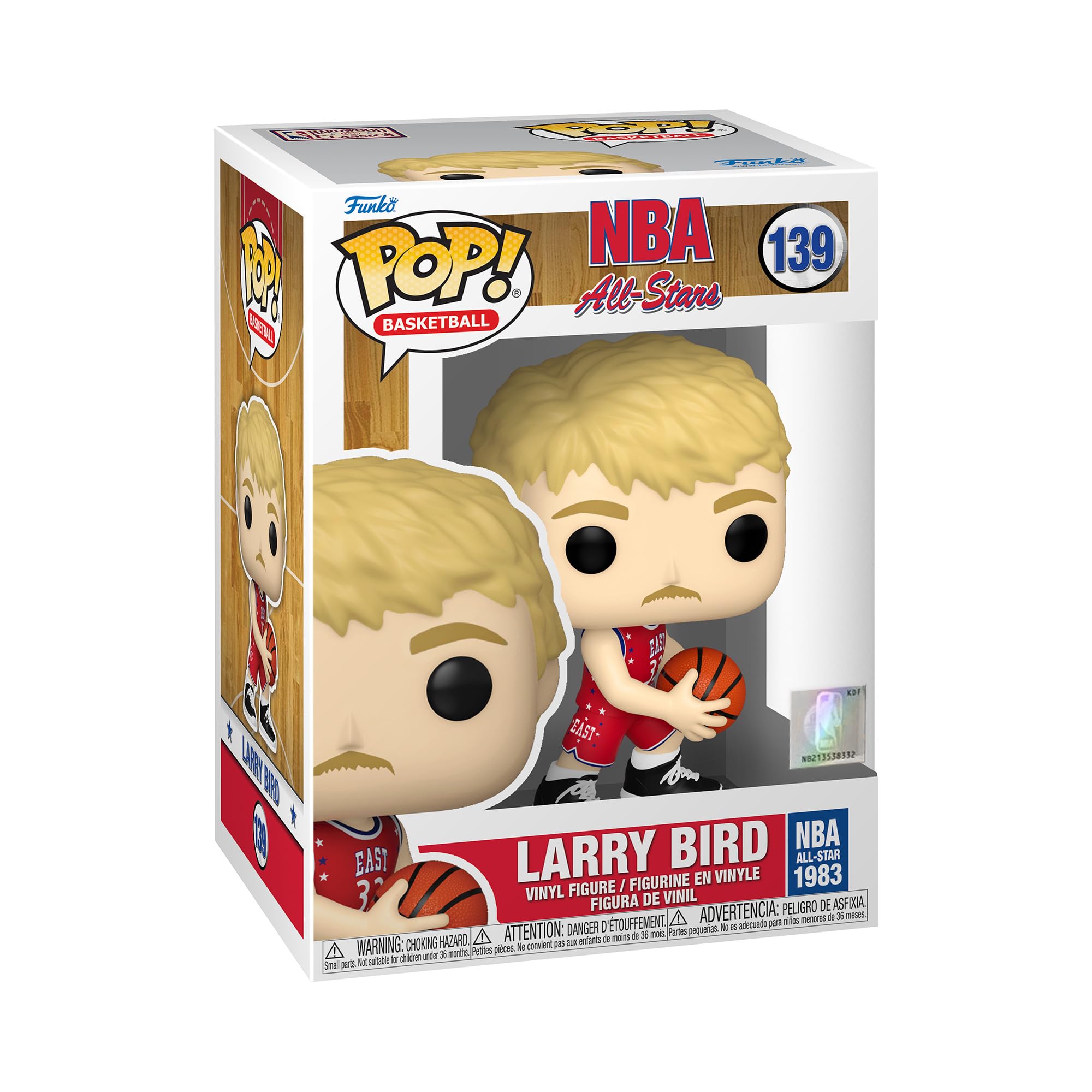 Funko POP! NBA Legends-Larry Bird - (Red All Star Uni 1983) - Collectable Vinyl Figure - Gift Idea - Official Merchandise - Toys for Kids & Adults - Sports Fans - Model Figure for Collectors