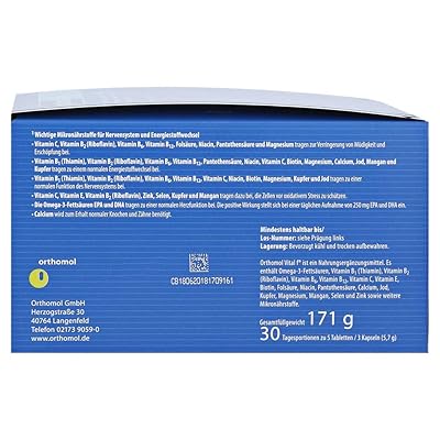 Buy Orthomol Vital F Granules Capsules Combo Pack 30 Pieces Pack Of 1 X 486 G By Orthomol Online In Indonesia B01jgzc0z2