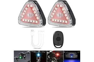 LECART Interior Car Lights with Remote Wireless Strobe Light Colorful Flow Flashing Lights Magnetic Led Anti-Collision Lights Motorcycle Bike Truck Boat Dynamic Dreamcolor Chasing Light 2 Pcs
