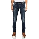 A｜X Armani Exchange Mens Dark Whisker Wash Skinny Jeans