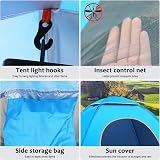 Hibtn Pop Up Tent 1 Person Instant UV 50+ Sun Shelter Lightweight Beach Tent view 5