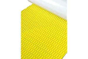 Hjdeck Universal Sufboard Pad EVA Foam Boat Flooring Decking Sheet Self-Adhesive Non-Slip Deck Grip Mat Marine Carpet for Yacht Boat Kayak Decking Golf Cart Fishing Boat RV Surfing Traction Pad