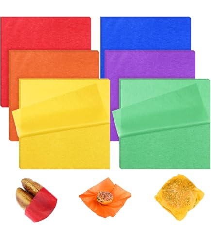 Amazon.com: Qilery 1040 Sheets Deli Paper Assorted Color
