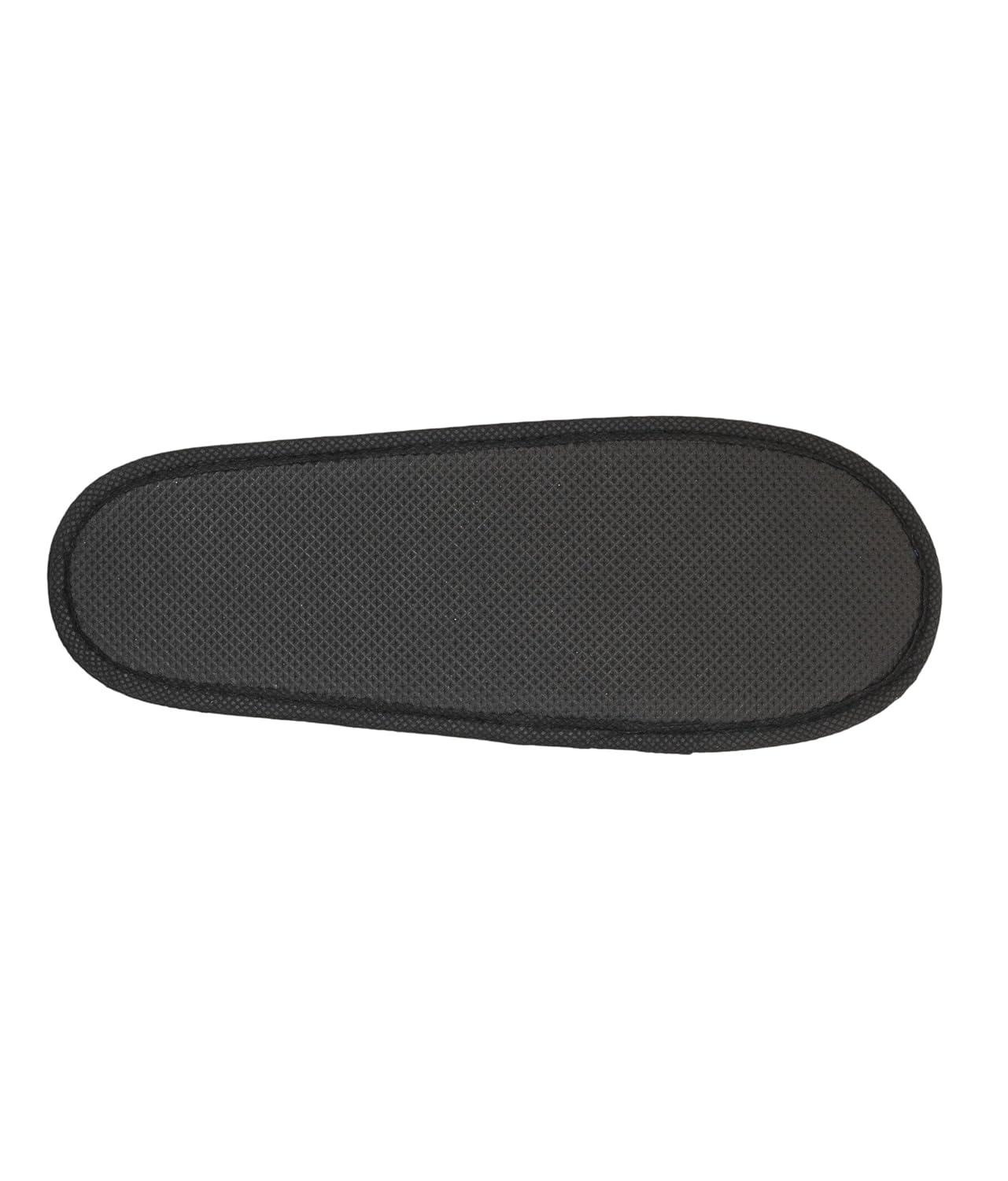 old cobbler men's cotton terry slippers, standard size (black, otbtsp1)