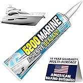 5200 Marine Sealant Adhesive Fast Cure 3oz &ndash; Permanent Waterproof Bond for Boats, RVs, Decks &amp; Pool Tile, UV Resistant Above &amp; Below Waterline
