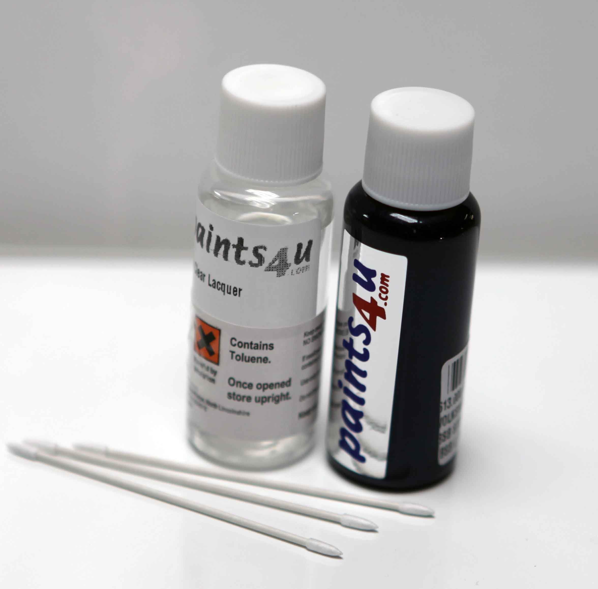 Paints4u HYUNDAI 30ml Touchup Paint & Clear Lacquer kit PURE WHITE -PKW- PJW