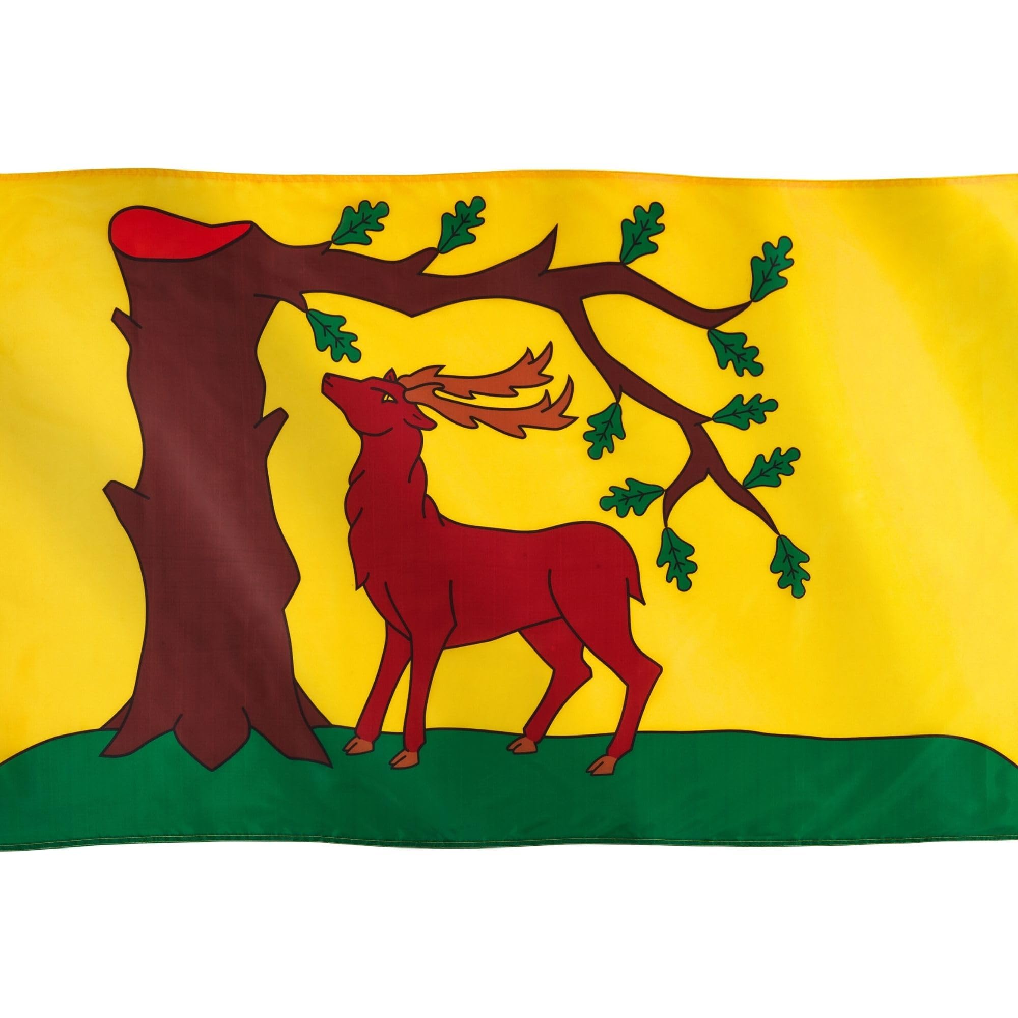 Runesol Berkshire Flag, 3ft x 5ft, 4 Grommets, British Regional Flag, Premium, Vivid Colours — image 1
