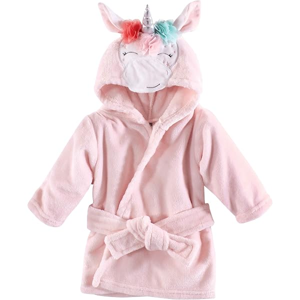 Hudson Baby Unisex Baby Animal Face Hooded Towel, Nerdy...