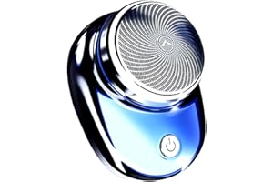 YIEYOSD Mini Electric Shaver Portable 2025 New Upgrade Rechargeable Lightweight Wet Dry Shave Waterproof Mini Shavers for Men Travel Home Office.(Gradient Blue)