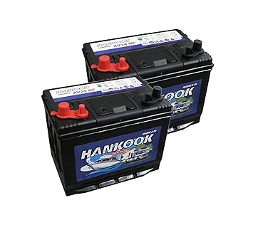 2 x Hankook 88Ah nevera a batería de ciclo profundo, 12 V 570CCA ...