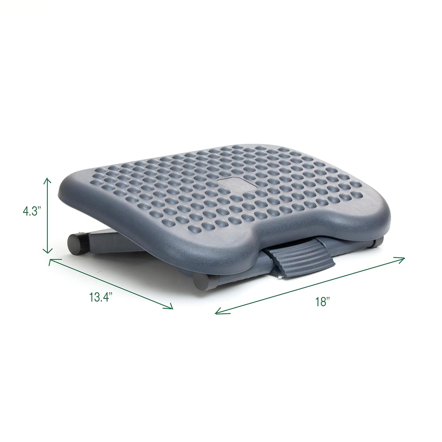 Mind Reader LEGUP-BLK Rest, Ergonomic Foot, Pressure Relief for Comfort, Back, and Body, Black: Industrial & Scientific