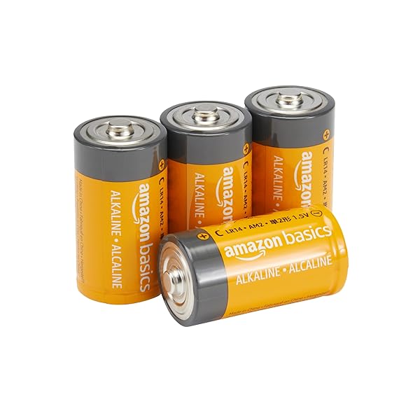 AMAZON BASICS C CELL ALKALINE ALL-PURPOSE BATTERIES, 1.5...